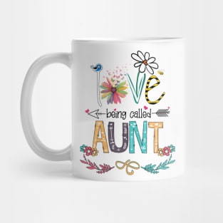 Love Being Called Aunt Happy Mother's Day Mug